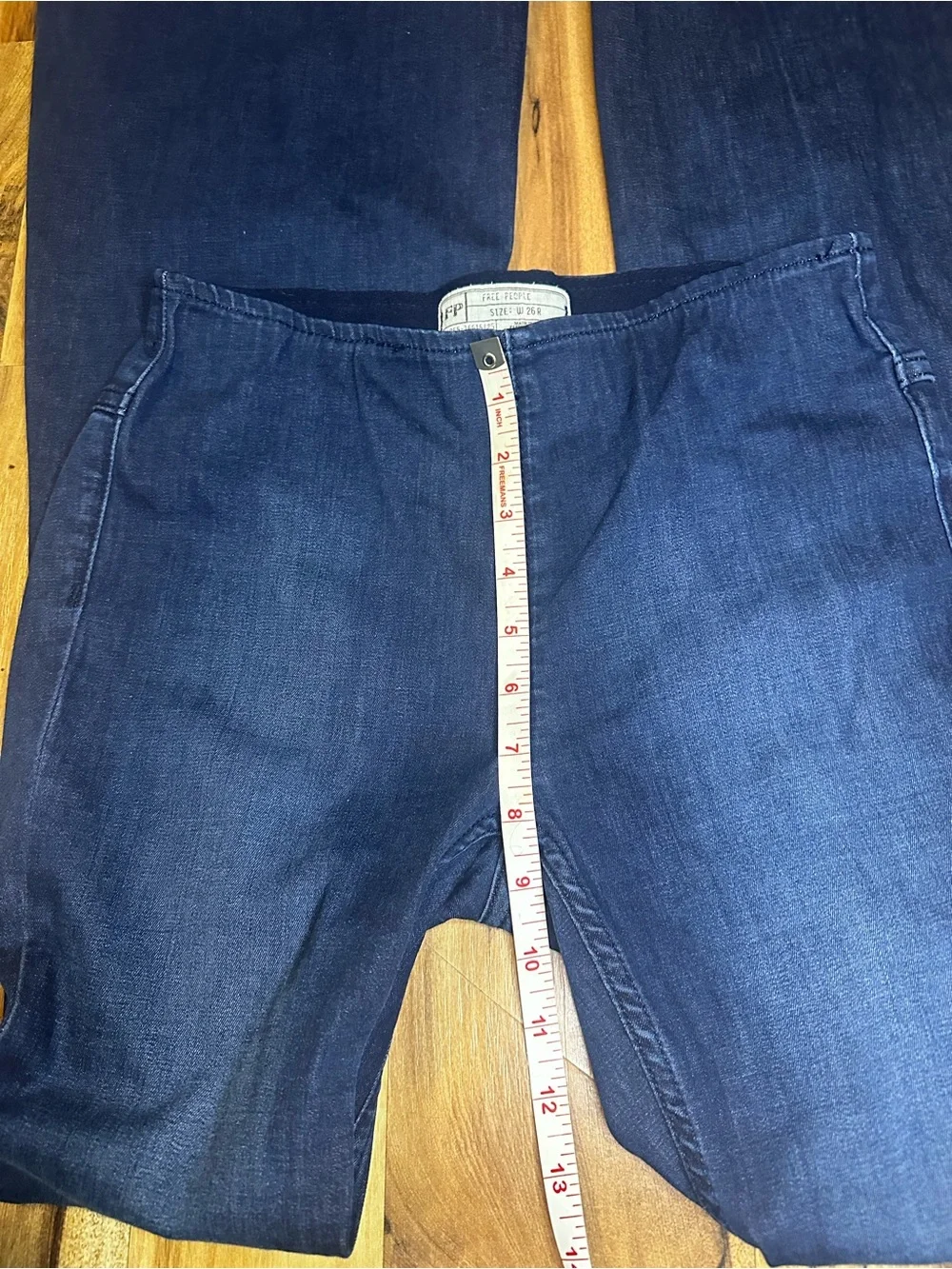 Free People Pull On Flare Jeans Women’s 26 Dark Wash Stretch Denim Pants